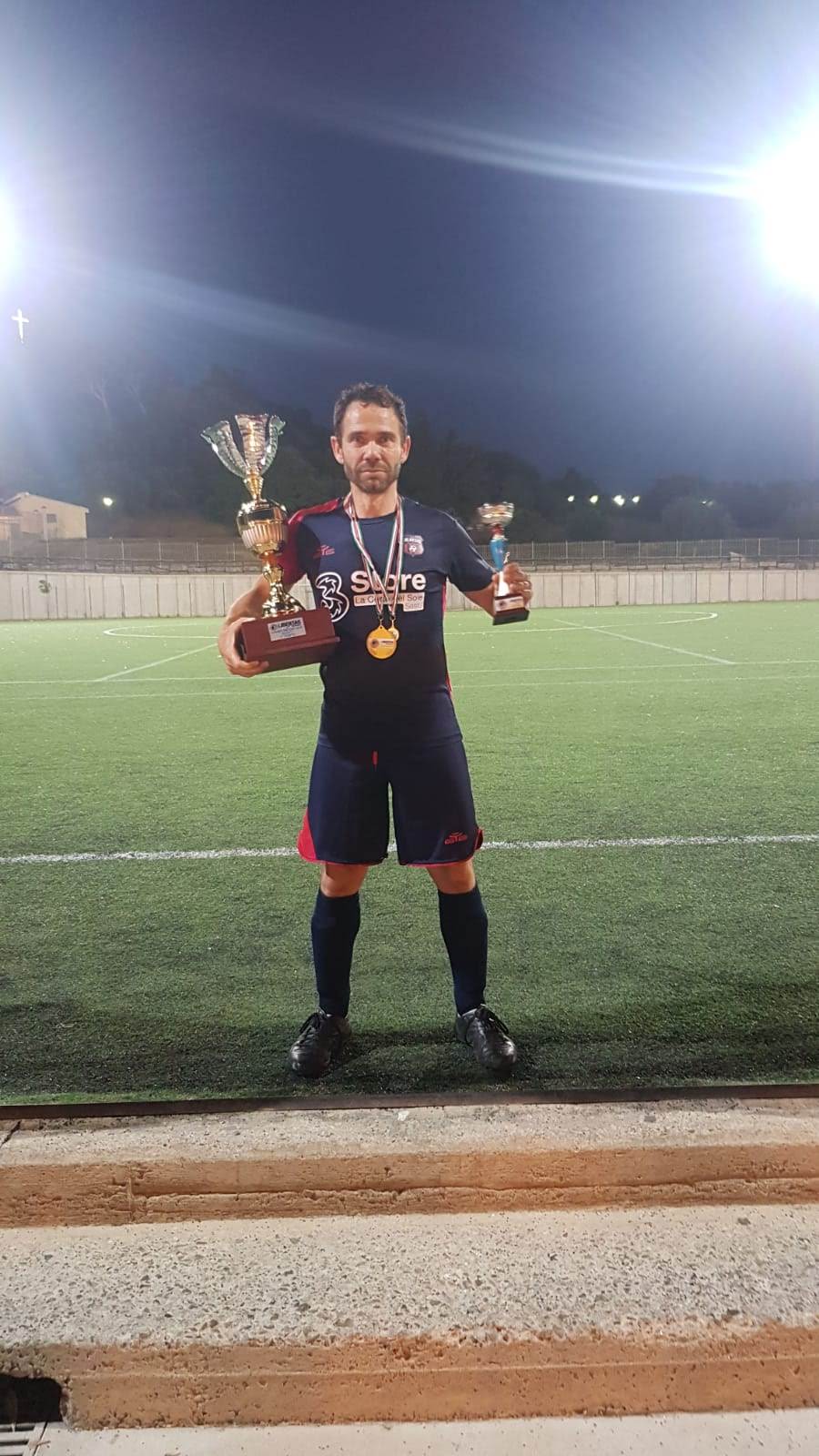 Davide Beccaris - coppa miglior marcatore Torneo Sintony 2019